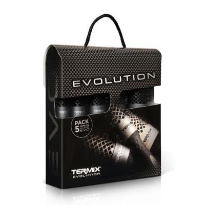 TERMIX CEPILLO REDONDO TERMICO EVOLUTION TEFLON PLUS PACK 5 UDS