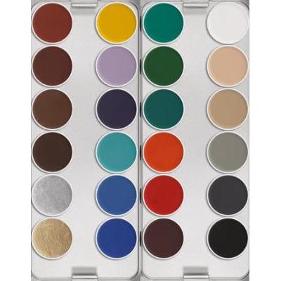 KRYOLAN PALETA AQUACOLOR 24 TONOS 1108