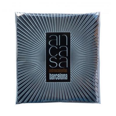 ANCASA PEINADOR MARROQUEN CORCHETES NEGRO 130X150 CM