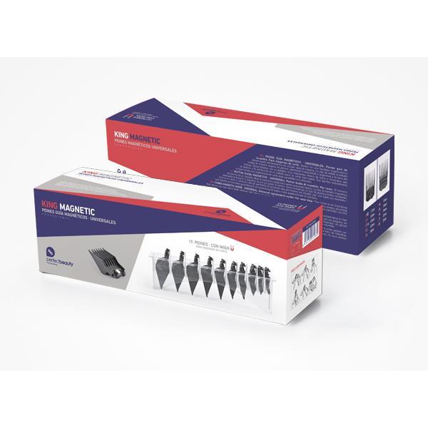 PERFECT BEAUTY PACK 10 PEINES MAGNETICOS UNIVERSALES
