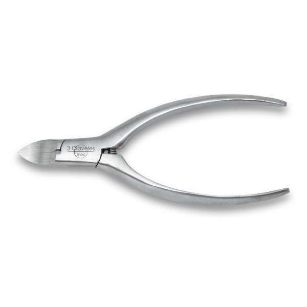 3 CLAVELES ALICATE UÑAS INOX 12 CM 12134