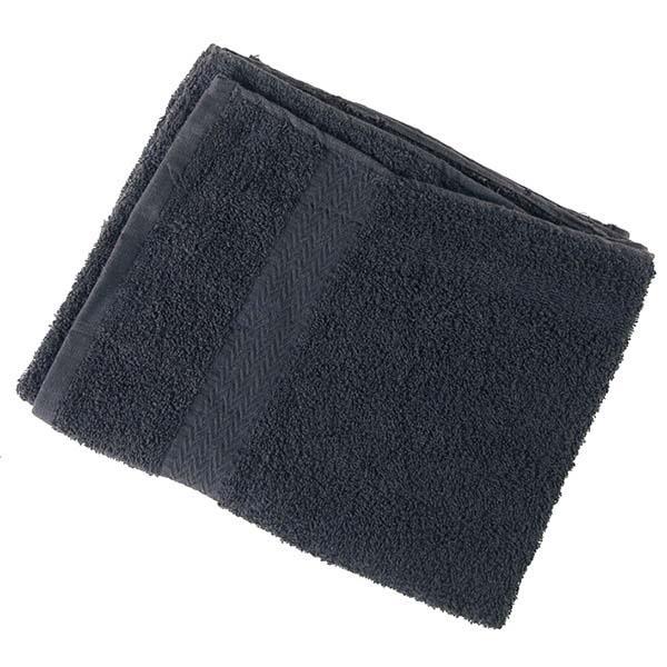 EUROSTIL TOALLA 100% ALGODON 40X80 380GRS/M2 NEGRA 02947/50