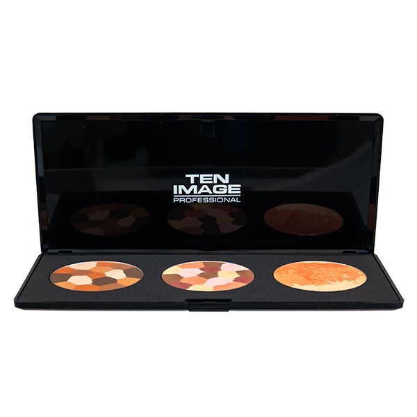 TEN IMAGE PALETA 3 GODETS - DESERT MULTICOLOR + MOSAIC + BLEND BLUSH TANGERINE