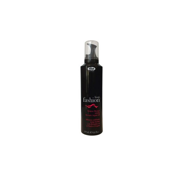 LISAP FASHION ESPUMA CON QUERATINA Y ACEITE DE ARGAN FUERTE 250 ML