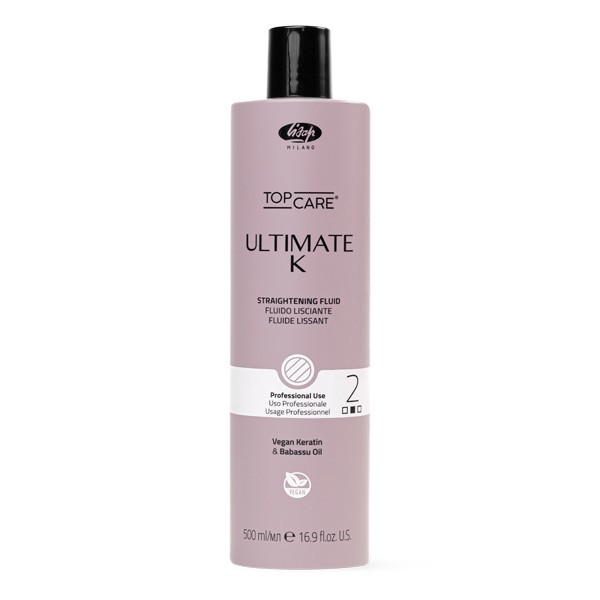 LISAP TOP CARE ULTIMATE K FLUIDO ALISADOR 500 ML PASO-2