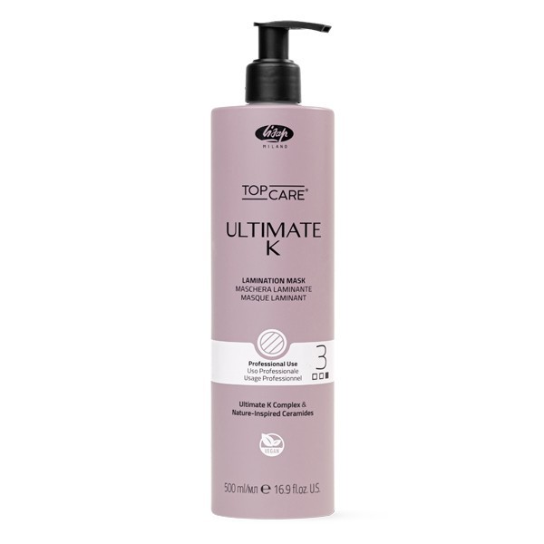 LISAP TOP CARE  ULTIMATE K MASCARILLA LAMINADORA 500 ML PASO-3
