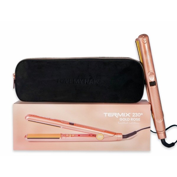 TERMIX PLANCHA NANOTITANIO IONICA CON INFRAROJOS 230 GOLD ROSE