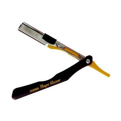 FAMA FEATHER NAPE RAZOR NAVAJA NEGRA