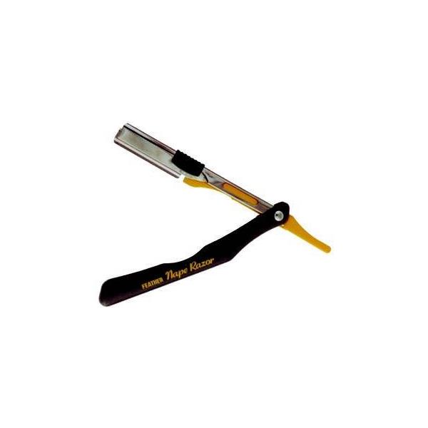FAMA FEATHER NAPE RAZOR NAVAJA NEGRA