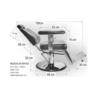 FERSAN EASY LINE CUT BLACK SILLON DE CABALLERO