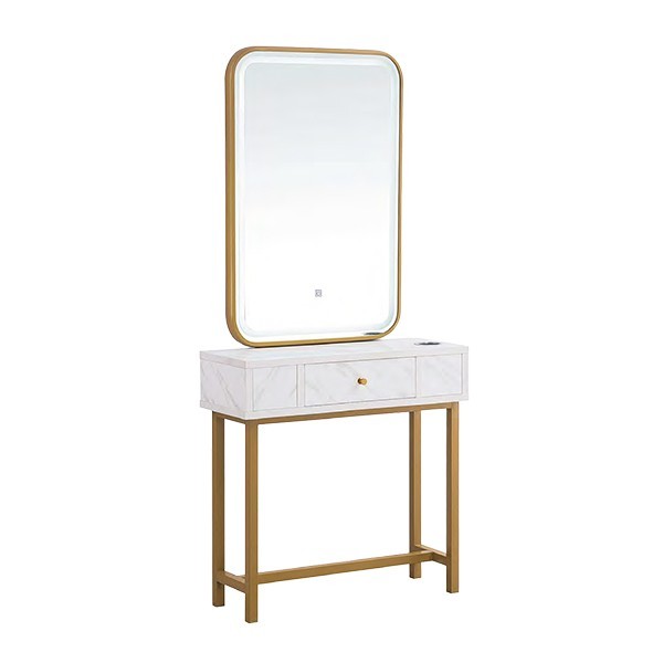 CODISARPEL URANO TOCADOR BLANCO Y DORADO