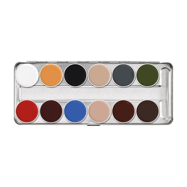 KRYOLAN PALETA SUPRACOLOR 12 TONOS 1004