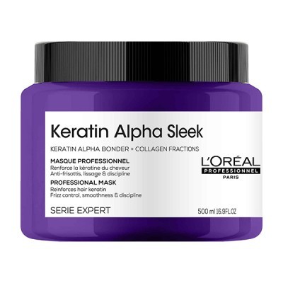 LOREAL EXPERT KERATIN ALPHA SLEEK MASCARILLA 500 ML