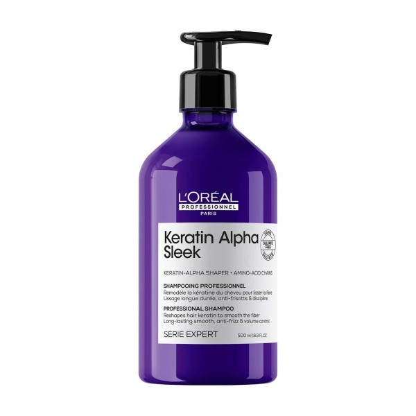 LOREAL EXPERT KERATIN ALPHA SLEEK CHAMPU 500 ML