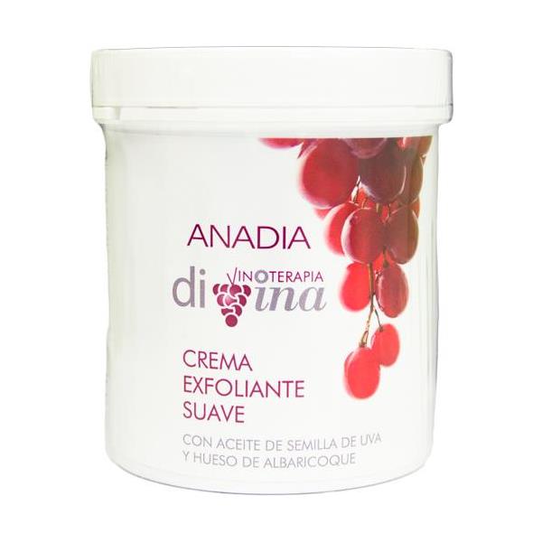 ANADIA DIVINA CREMA EXFOLIANTE SUAVE CON EXTRACTO DE UVA 500 ML